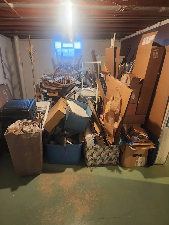 Roll-off dumpster container at job site for Construction Dumpster Rental in New Holland